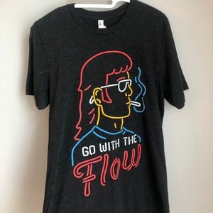 "Go With The Flow" Graphic T